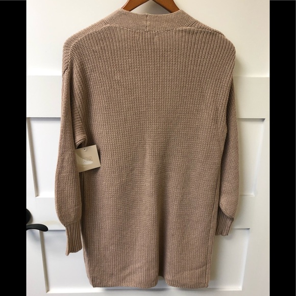 🛍 NWT!! 14th & Union Beige Cardigan - Picture 5 of 5